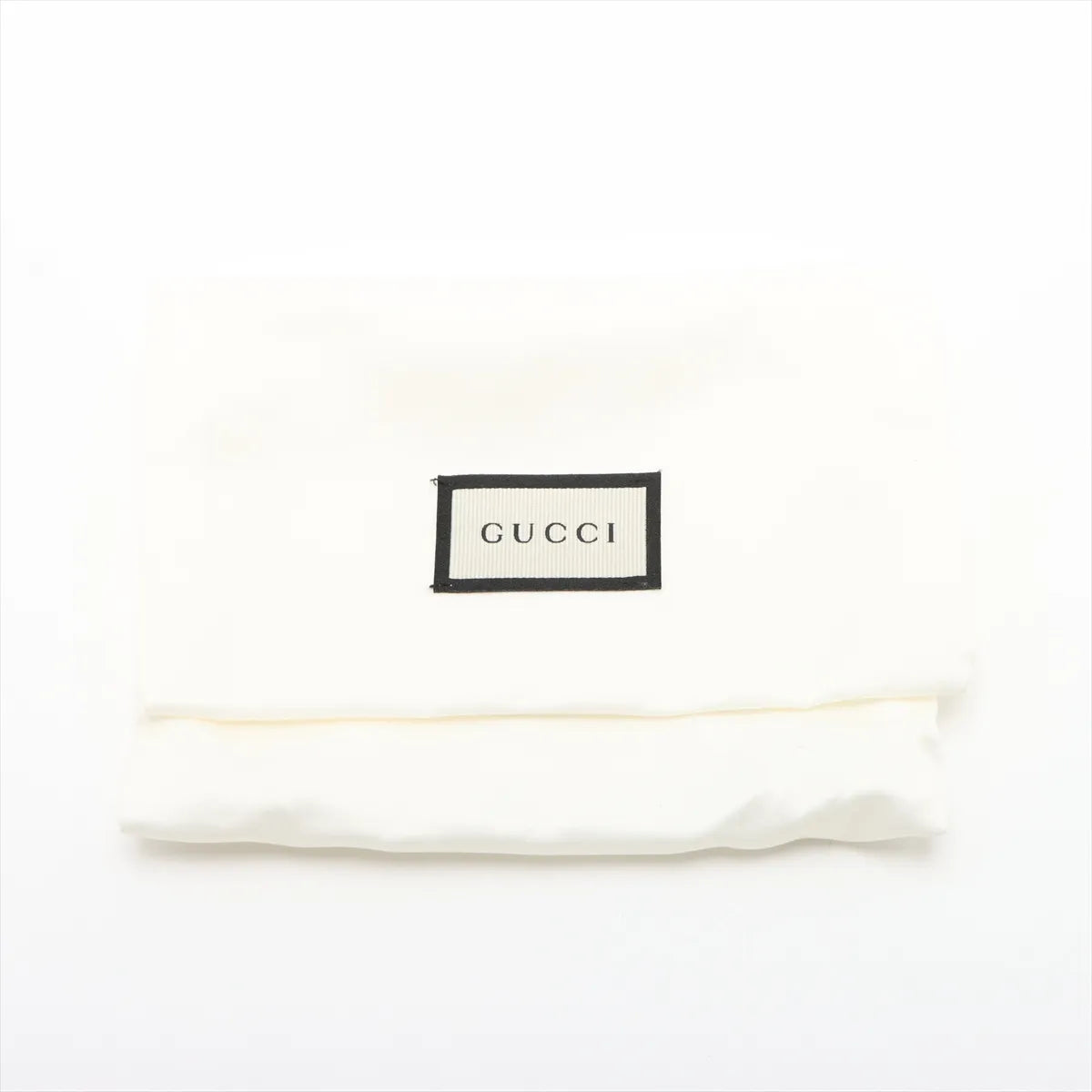 Gucci Ophidia Leather Compact Wallet Beige×Brown