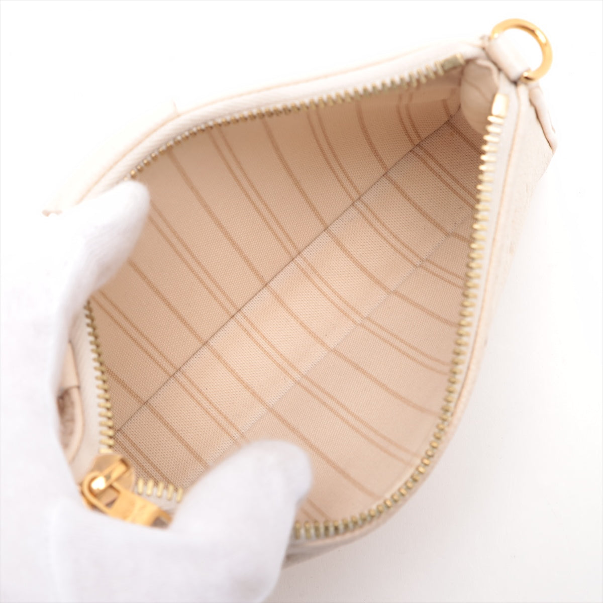 Louis Vuitton Monogram Empreinte Easy Pouch On Strap Creme * PREORDER *