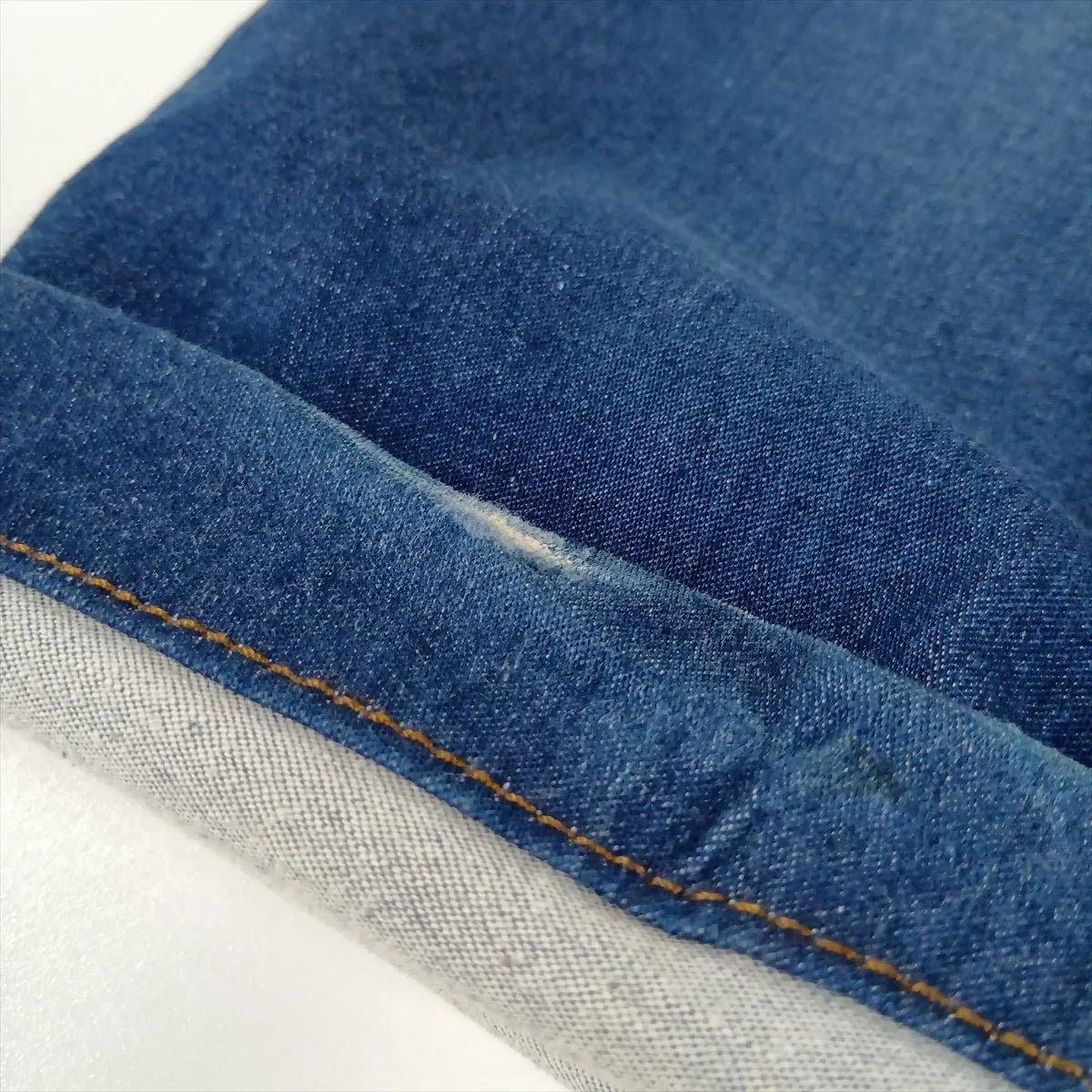 Gucci Cotton Polyurethane Denim Pants Blue — product photo 7