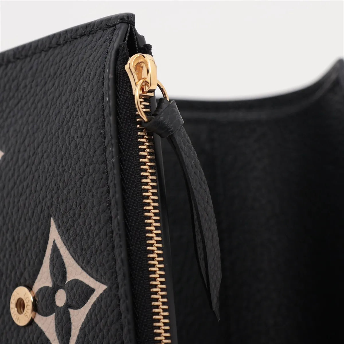 Louis Vuitton Bicolor Monogram Empreinte Victorine Noir