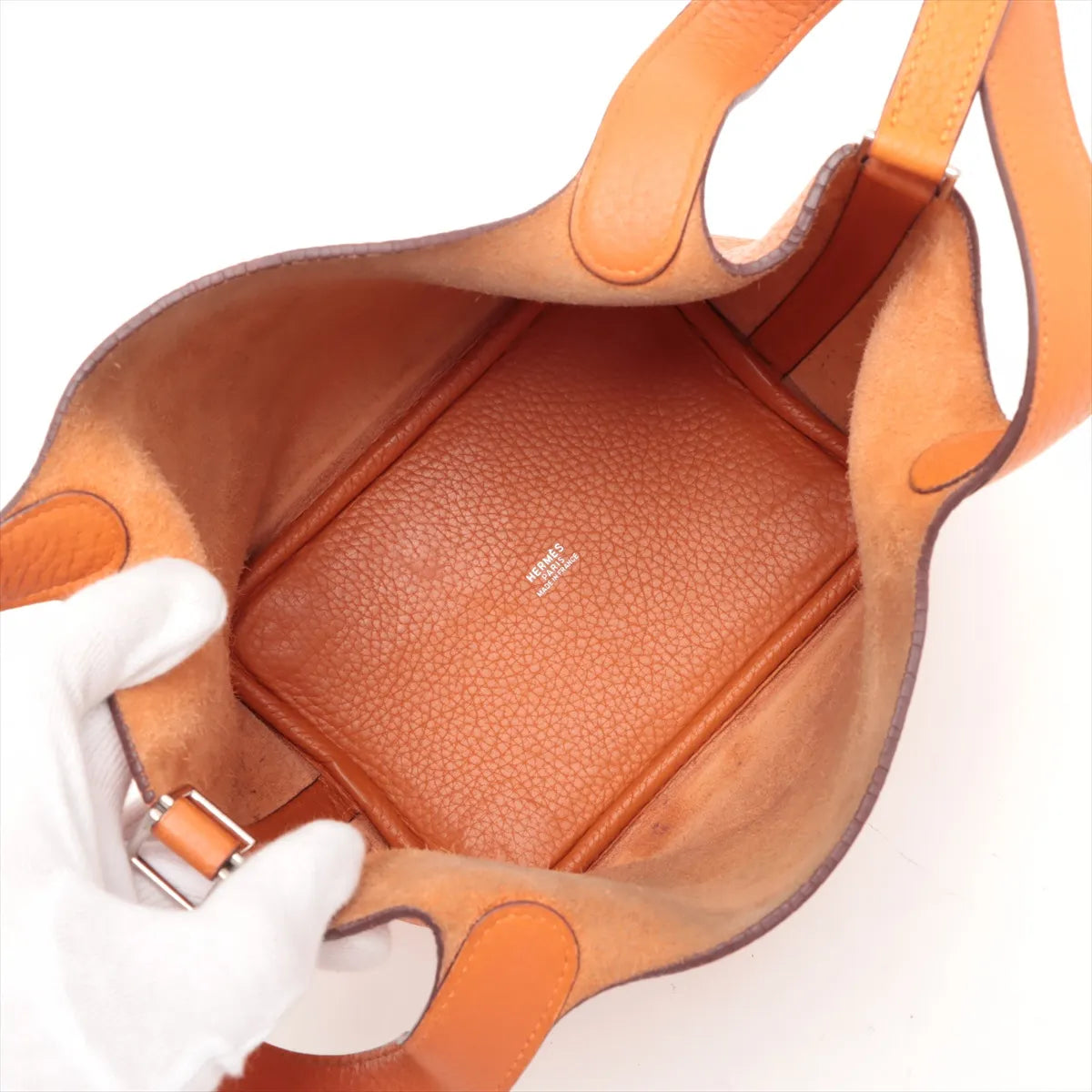 Hermès Picotin 18 PM Taurillon Clemence Orange