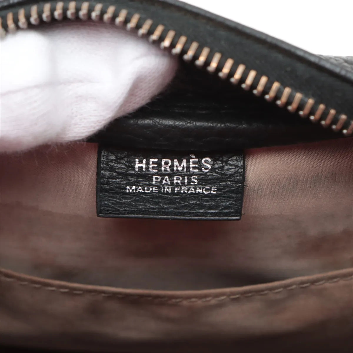 Hermès Trousse Victoria PM Pouch Black