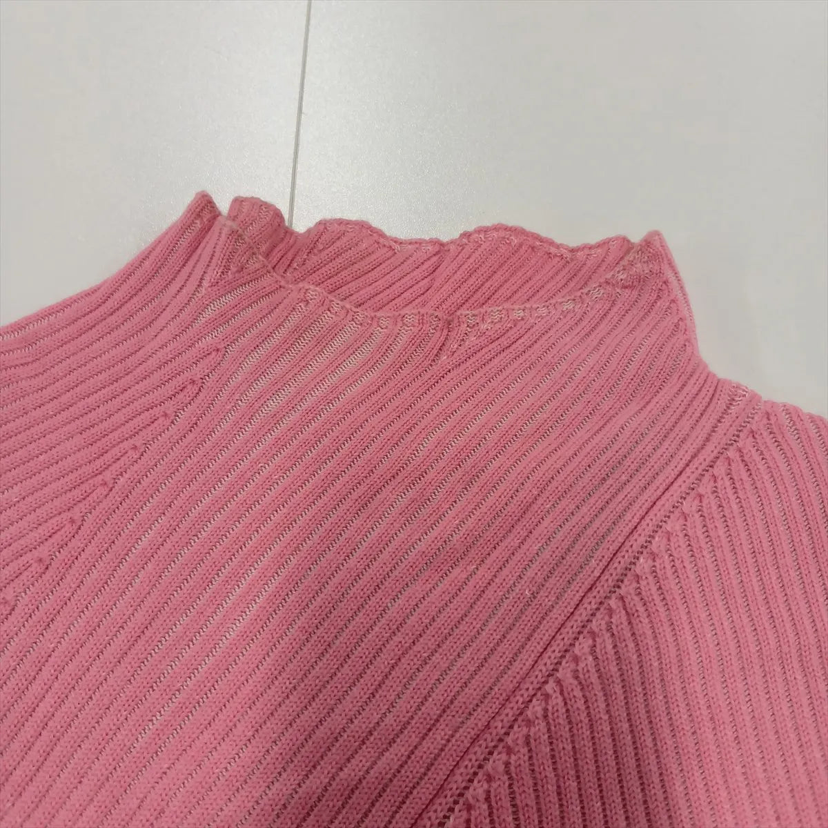 Dior Cotton Wool High-Neck Knit Pink — product photo 7