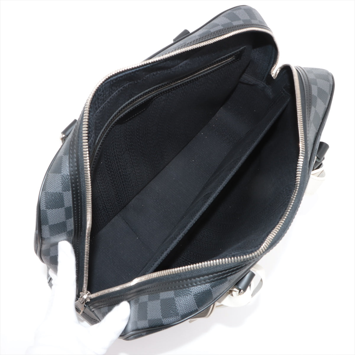 Louis Vuitton Damier Graphite Porte-Documents Voyage Black x White * PREORDER *