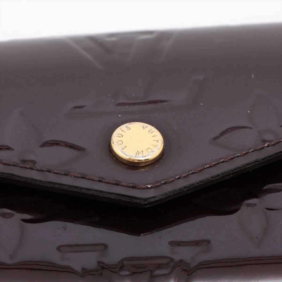 Louis Vuitton Monogram Vernis Key Case Amarante