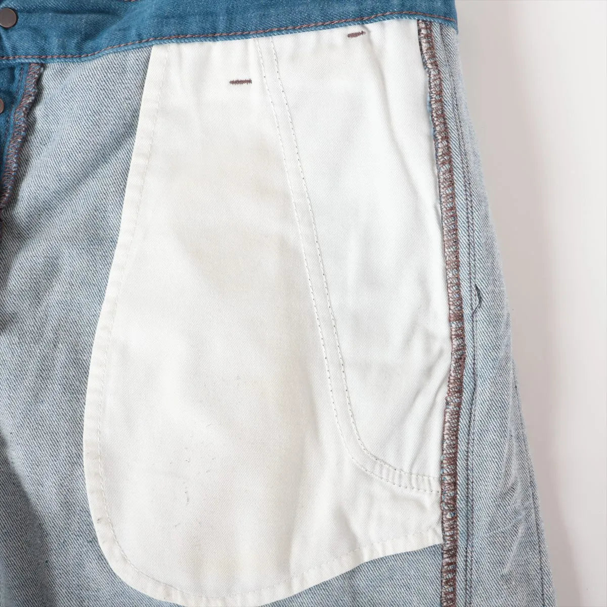 Gucci Cotton Short Pants Denim Blue