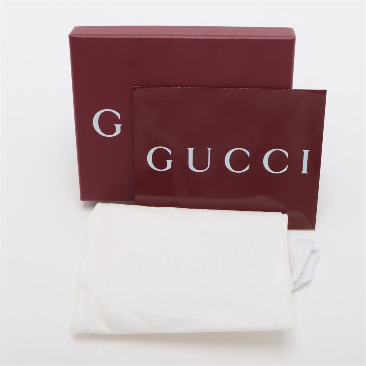 Gucci Script Logo Leather Mini Wallet Bordeaux * PREORDER *