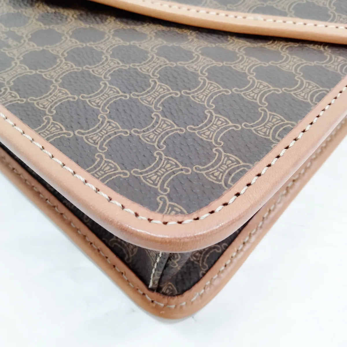 Celine Macadam Triomphe Shoulder Bag Brown — product photo 7