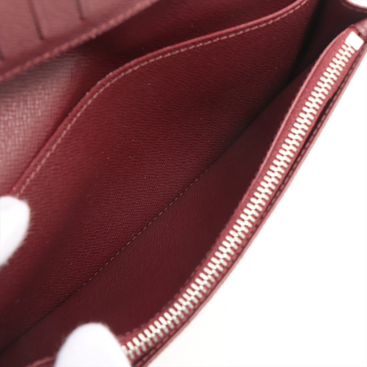 Louis Vuitton Taigarama Brazza Long Wallet Navy Blue x Brown * PREORDER *