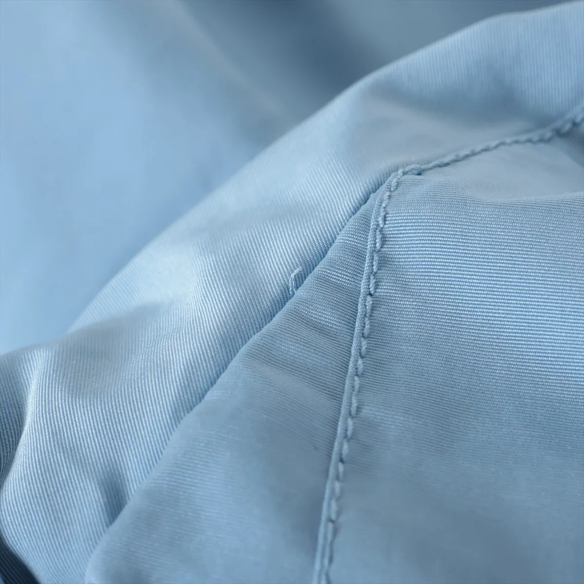Max Mara Polyester Coat Light Blue