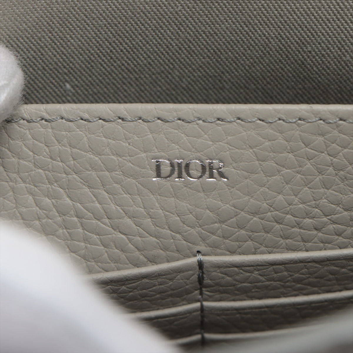 Christian Dior Gravity Leather A5 Pouch Beige * PREORDER *