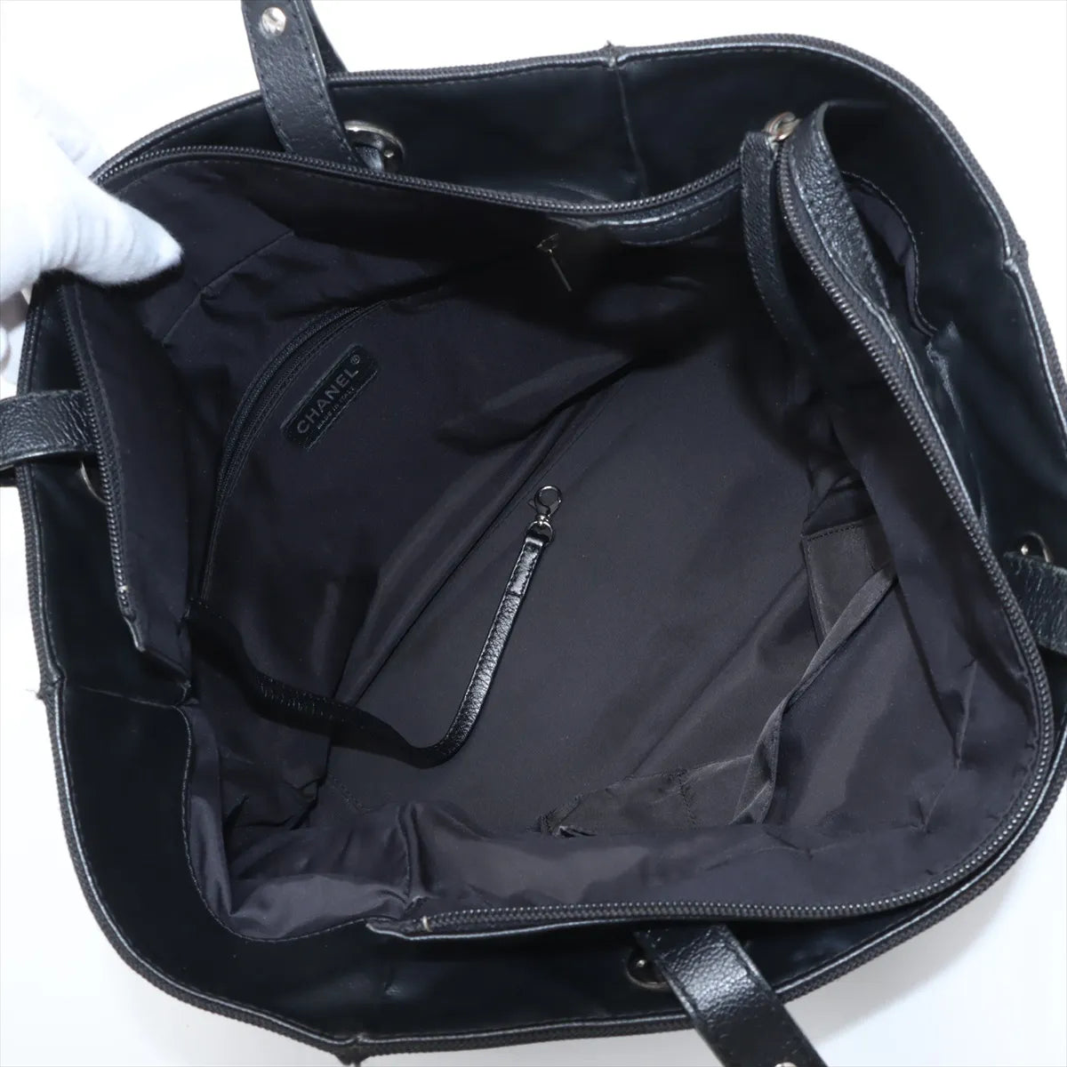 Chanel Paris Biarritz GM Tote Bag Black — product photo 7