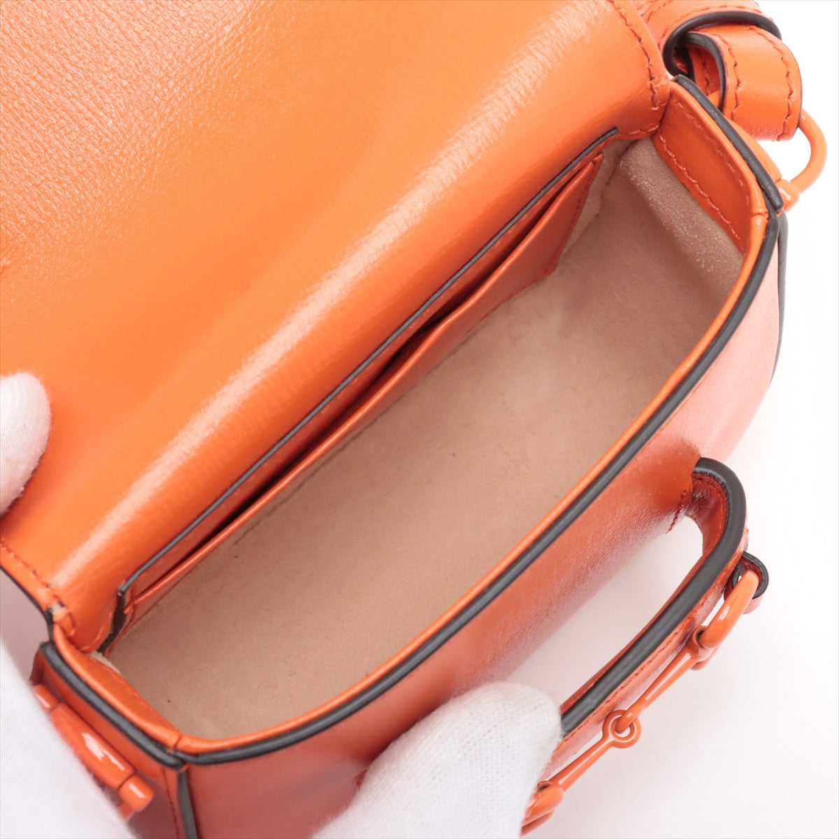 Gucci Horsebit 1955 Leather Two-Way Shoulder Bag Orange * PREORDER *