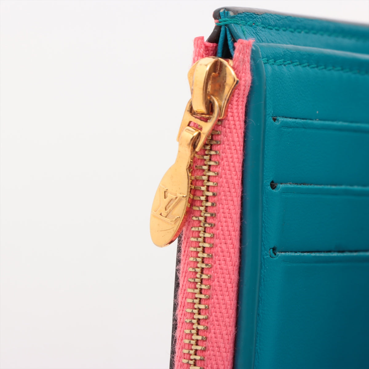 Louis Vuitton LV Pont Neuf Compact Wallet Pink x Blue