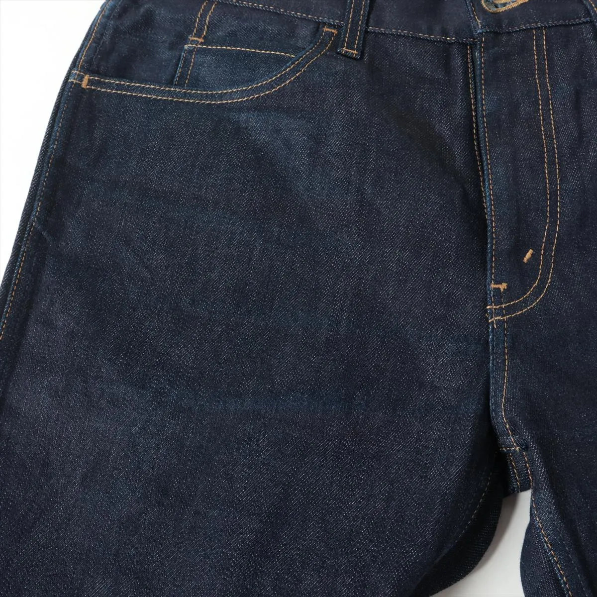 Gucci Cotton Denim Pants Navy Blue