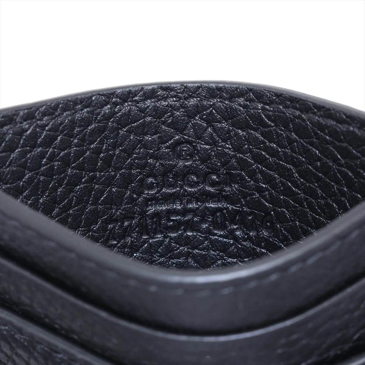 Gucci Leather Card Case Black