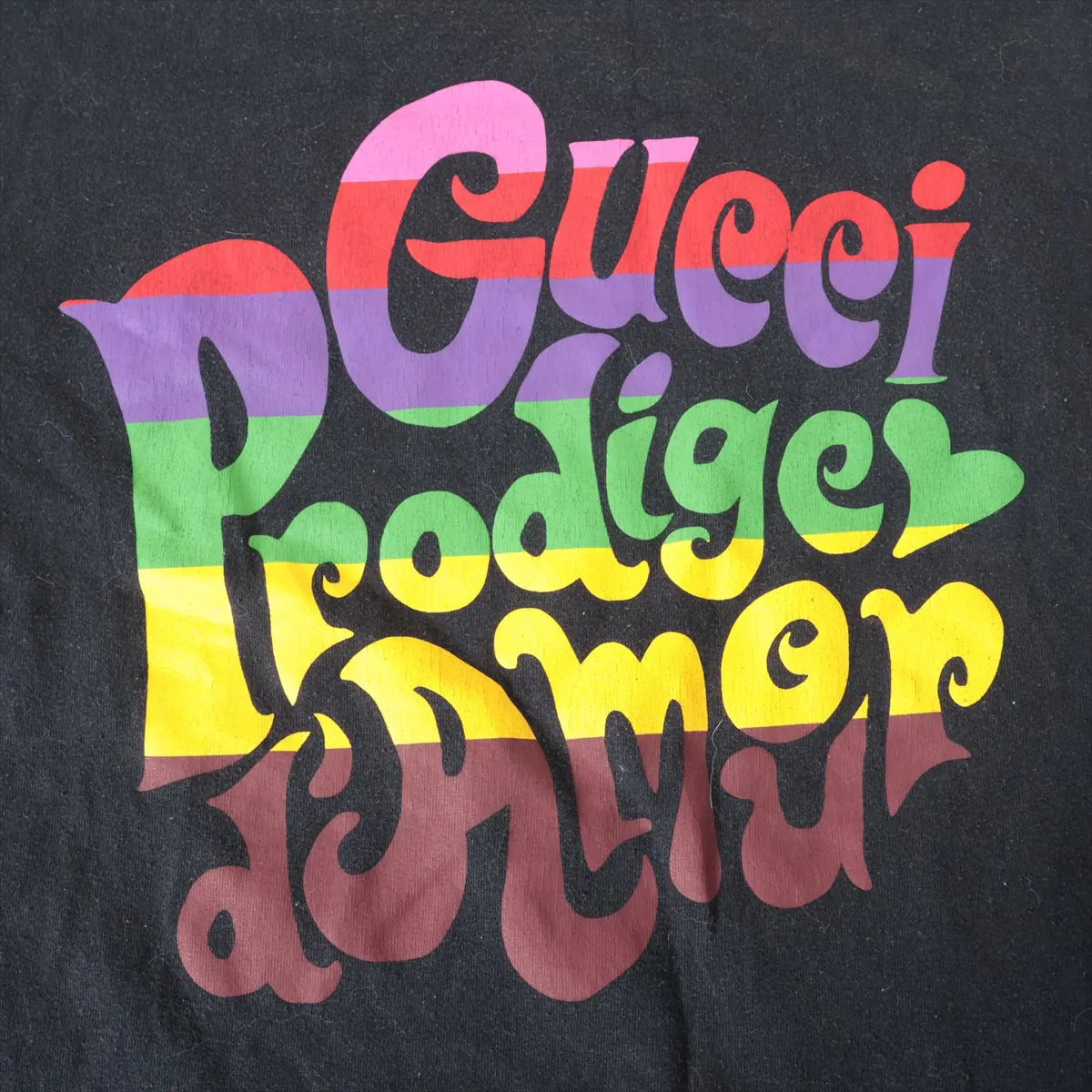 Gucci "Gucci Prodige D'Amour" Cotton T-shirt Black