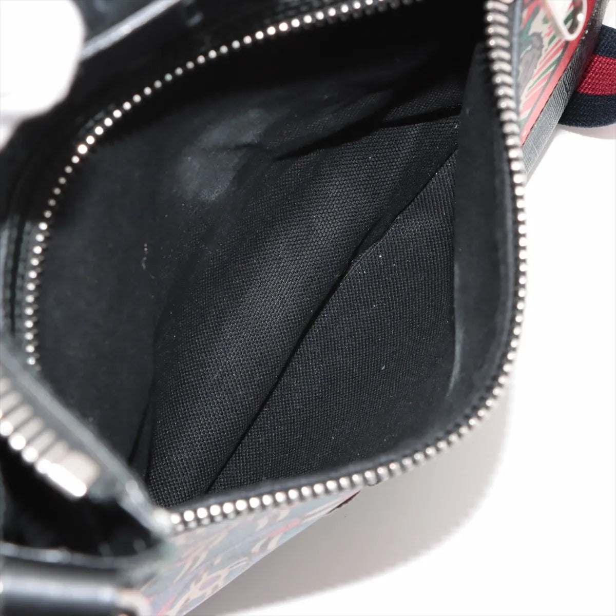 Gucci Black GG Supreme Canvas Night Courier Messenger Bag