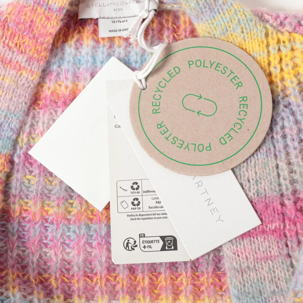 Stella McCartney Kids Polyester Cardigan Multicolor
