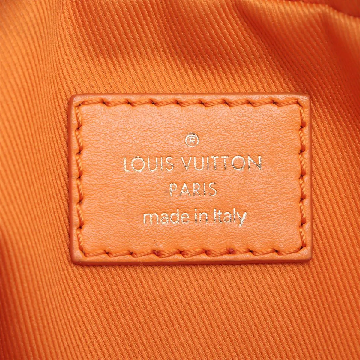 Louis Vuitton Monogram Denim Outdoor Bumbag Orange