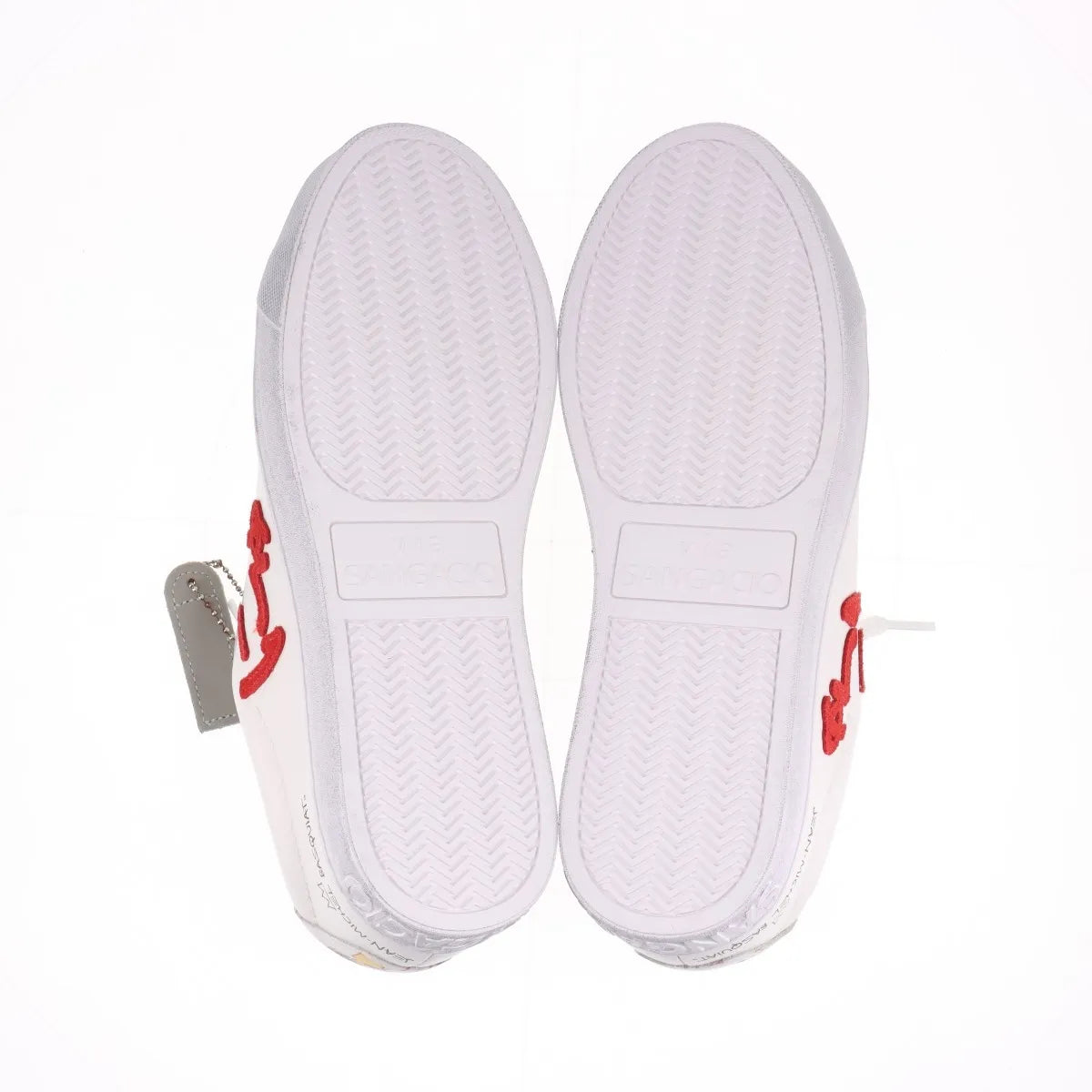Sangacio x Basquiat Leather Sneaker White Limited Edition