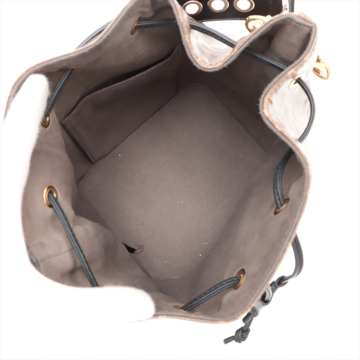 Fendi Zucca Mon Tresor Leather Two-Way Shoulder Bag Brown — product photo 8