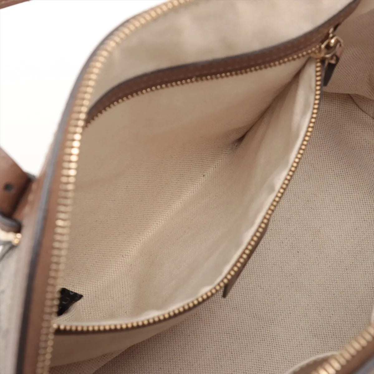 Gucci GG Supreme Leather Handbag Brown