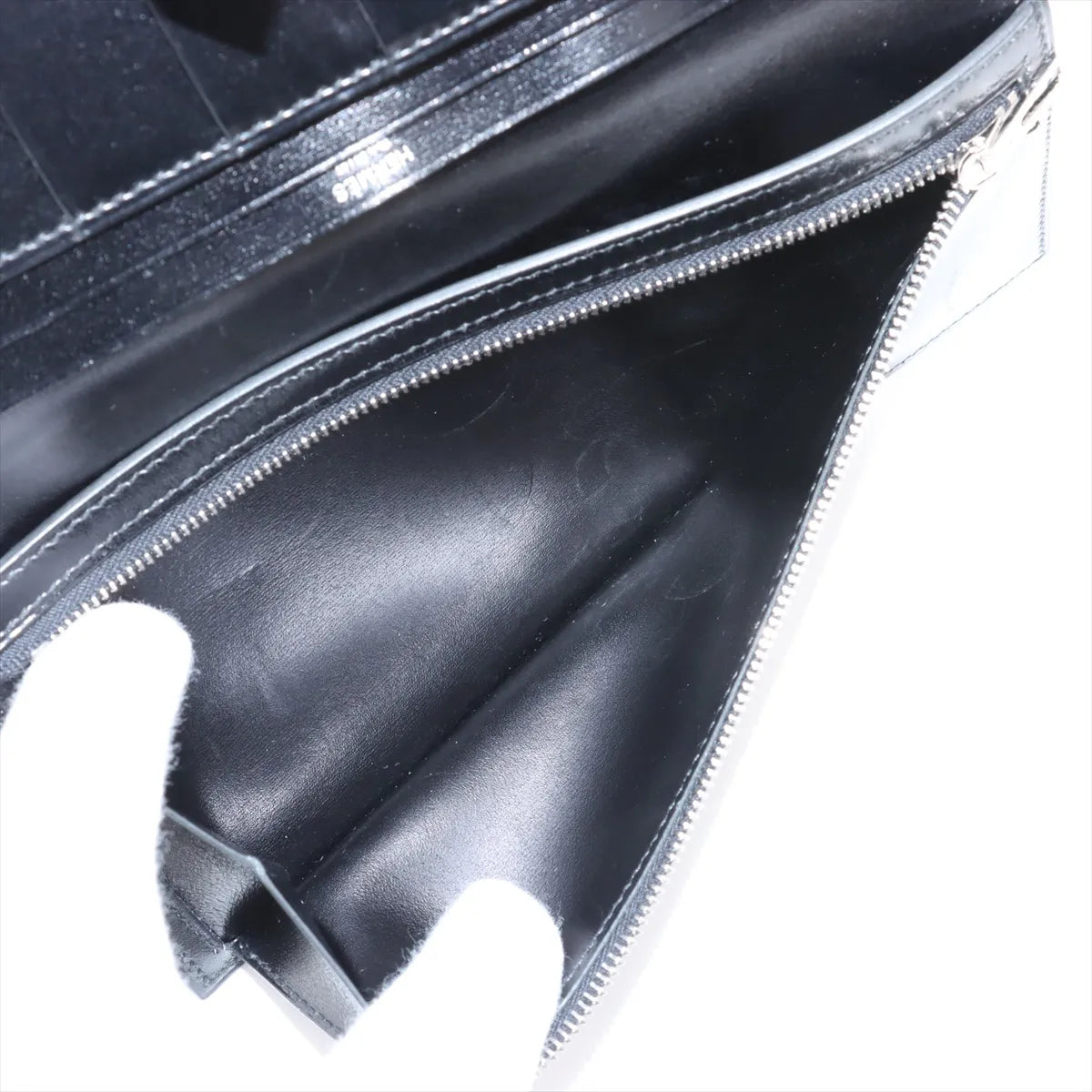 Hermès Bearn Box Calf Long Wallet Black