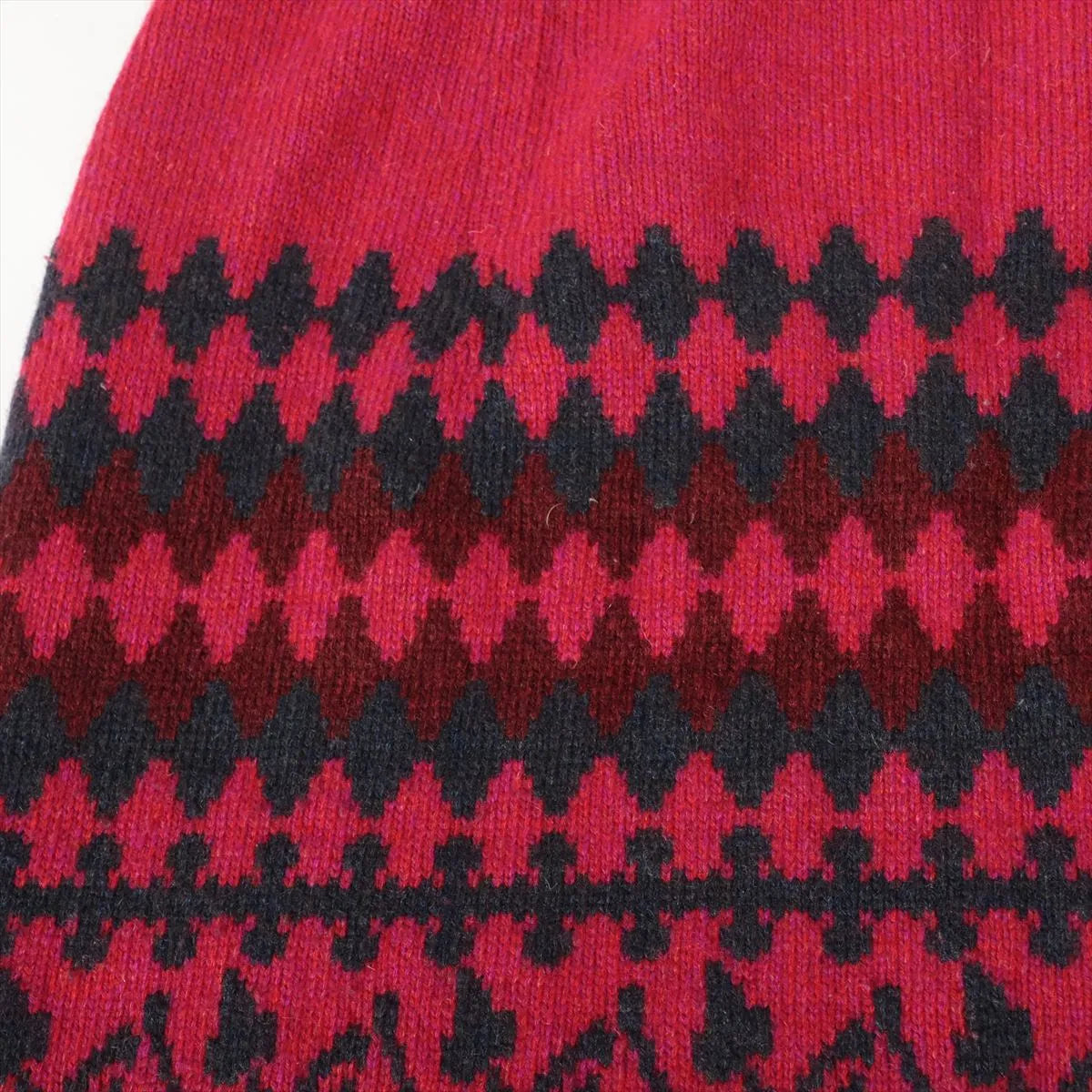 Chanel Knit Mini Skirt Red