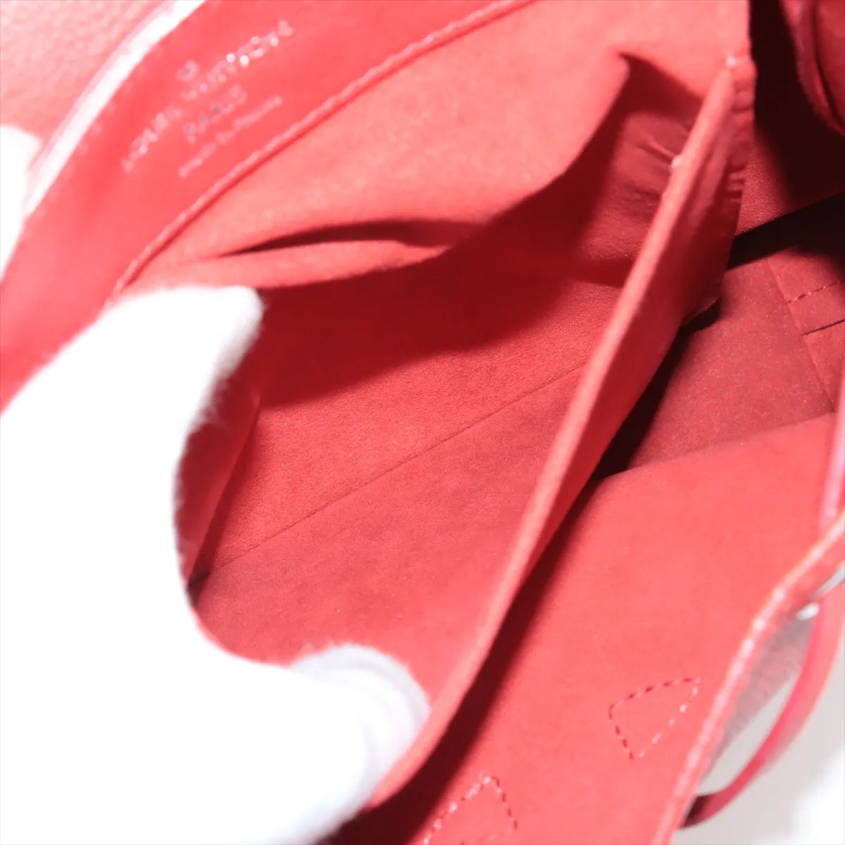 Louis Vuitton Lockme Backpack Red