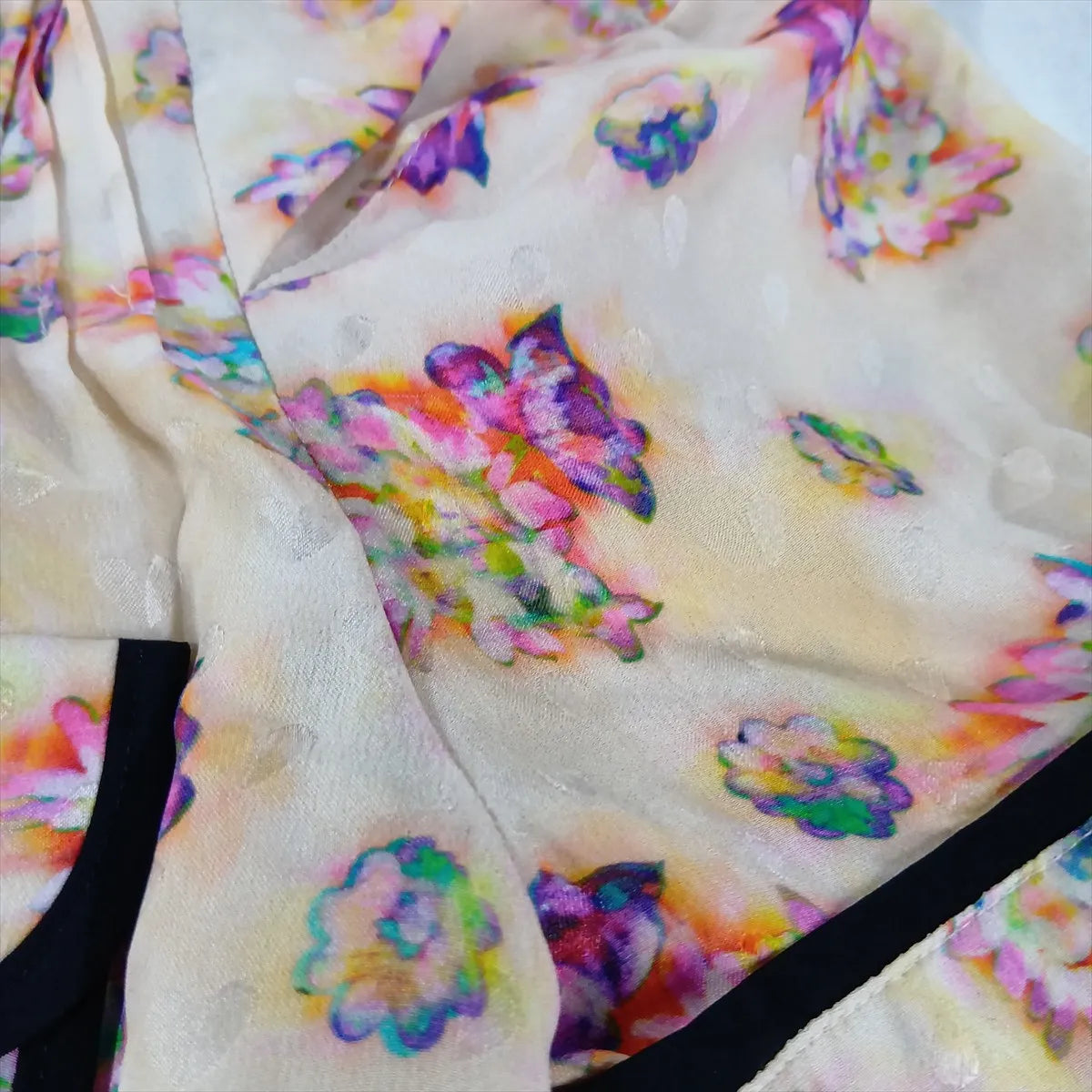 Louis Vuitton Floral Silk Dress Multicolor