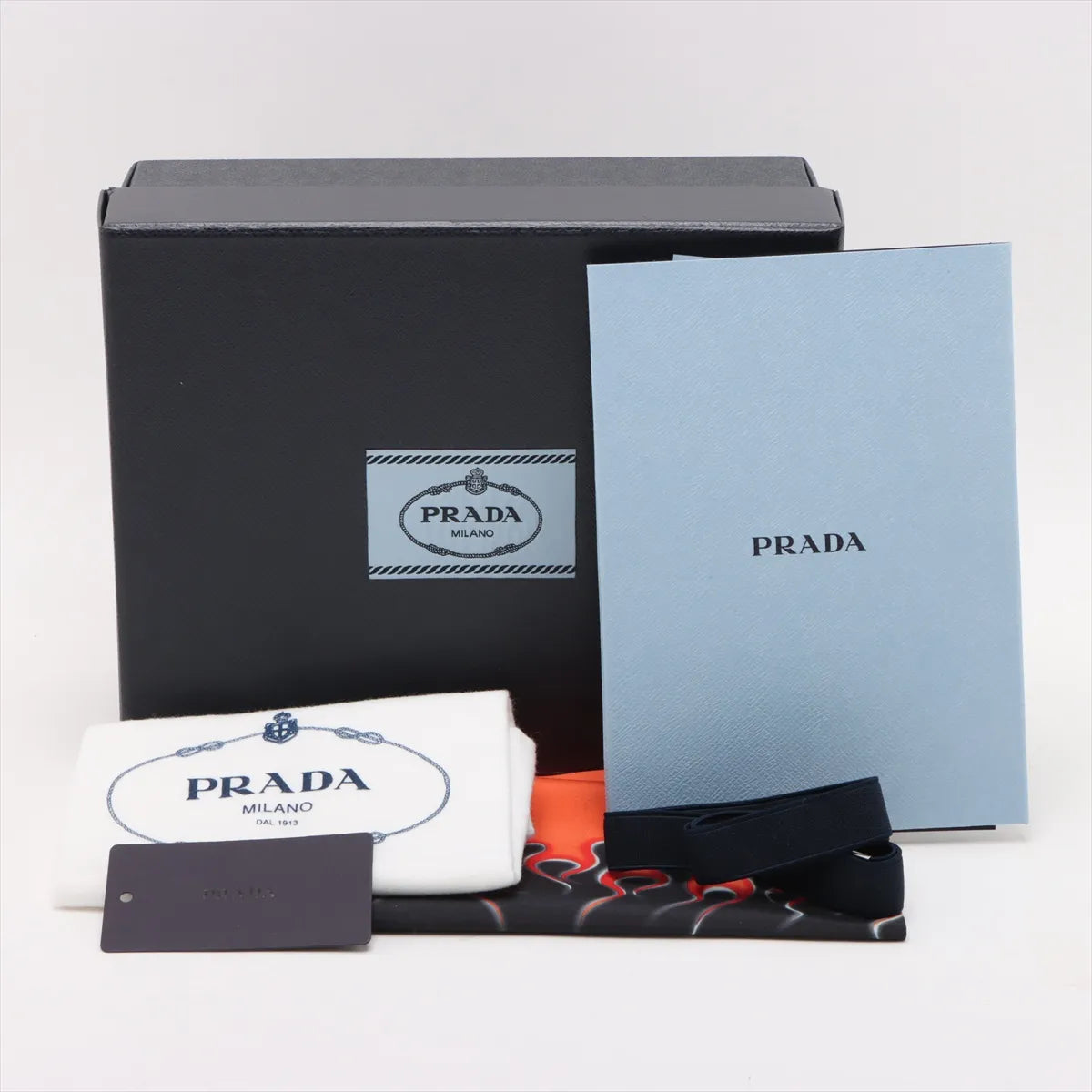 Prada Saffiano Leather Chain Shoulder Bag White