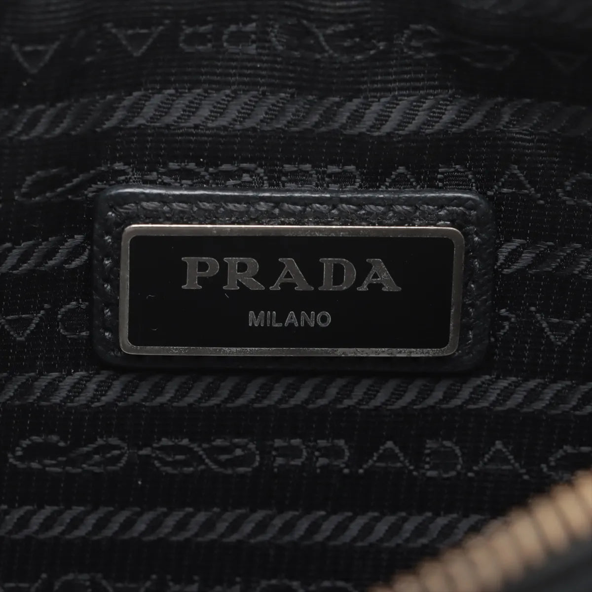 Prada Tessuto Nylon Shoulder Bag Black