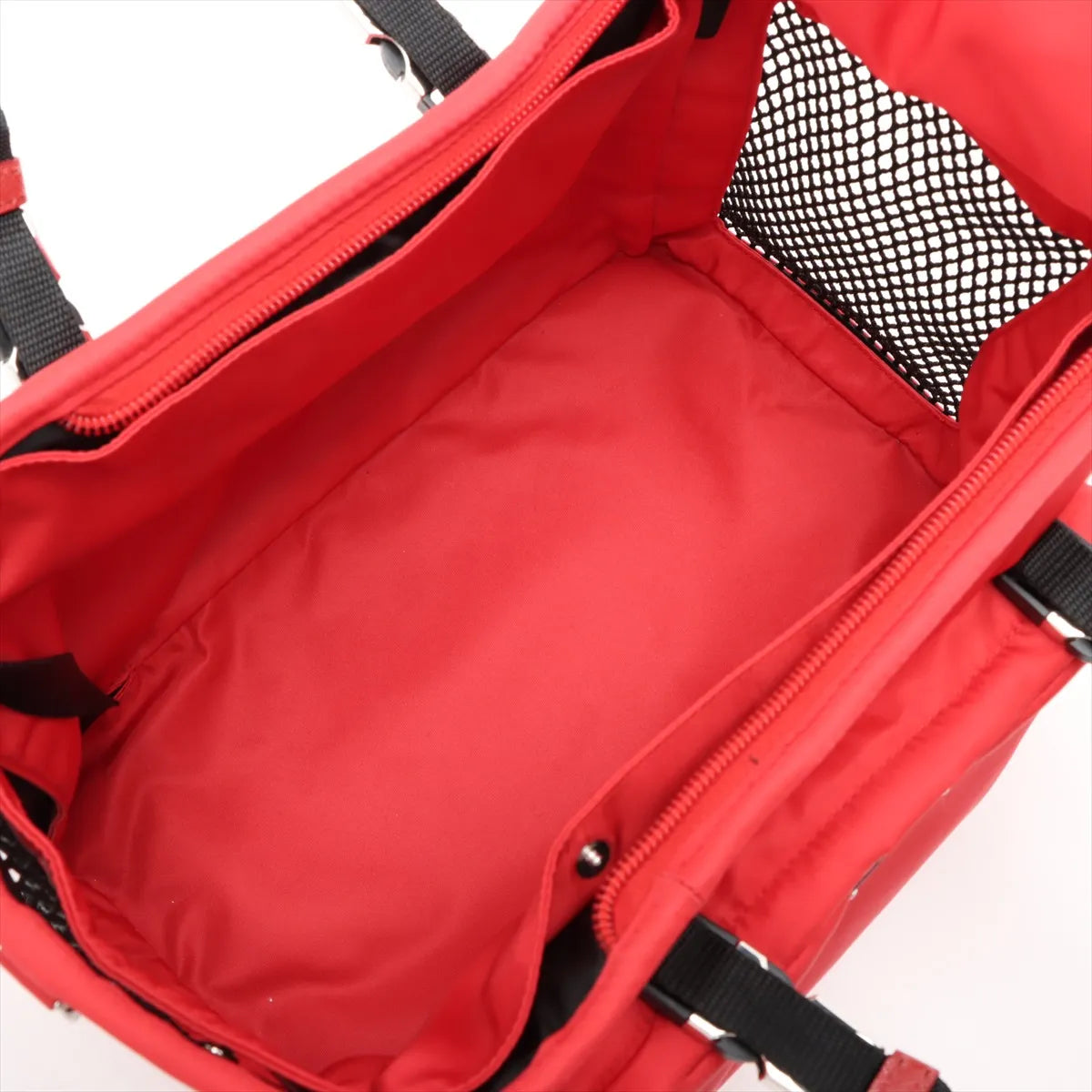 Prada Tessuto Nylon For Pets Carry Bag Red