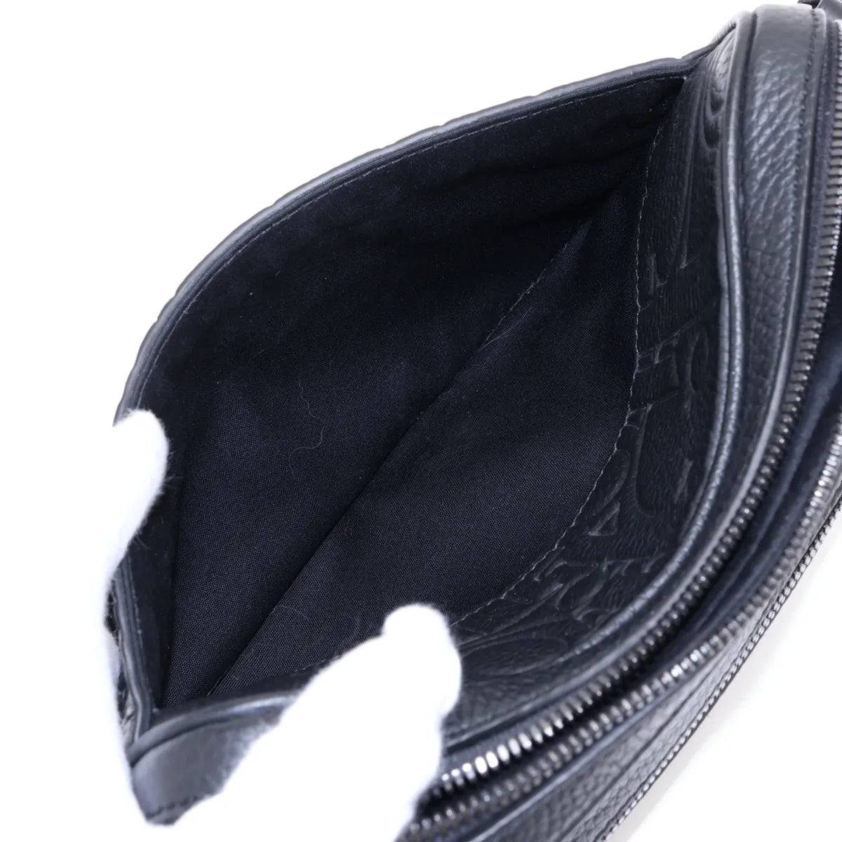 Dior Gravity Rider Zipped Messenger Bag Black