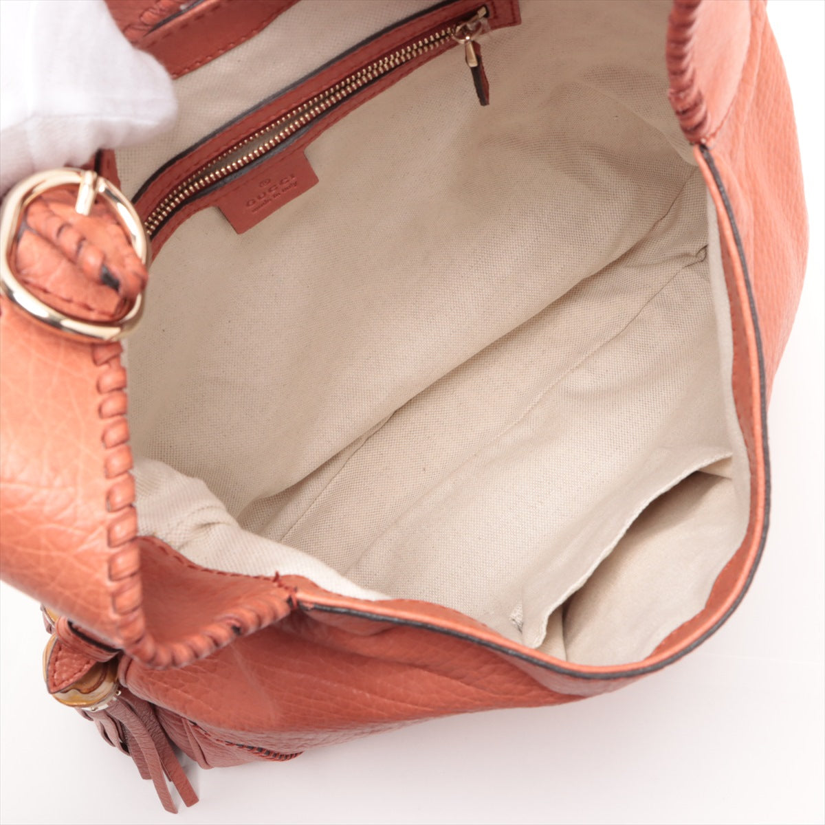 Gucci New Jackie Leather Two-Way Shoulder Bag Brown