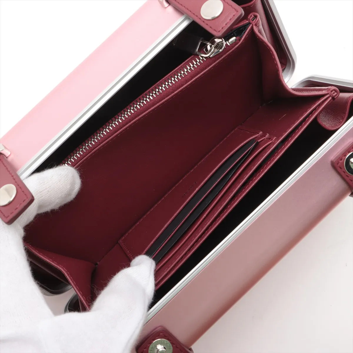 Dior × Rimowa Personal Clutch On Strap Shoulder Bag Pink