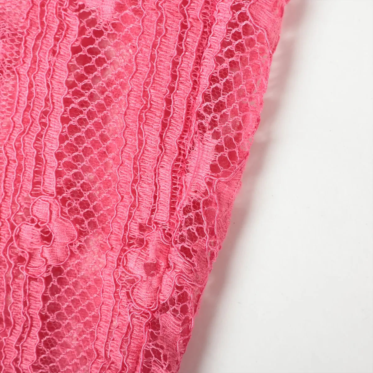 Valentino Garavani Lace See-through Longsleeve Blouse Pink