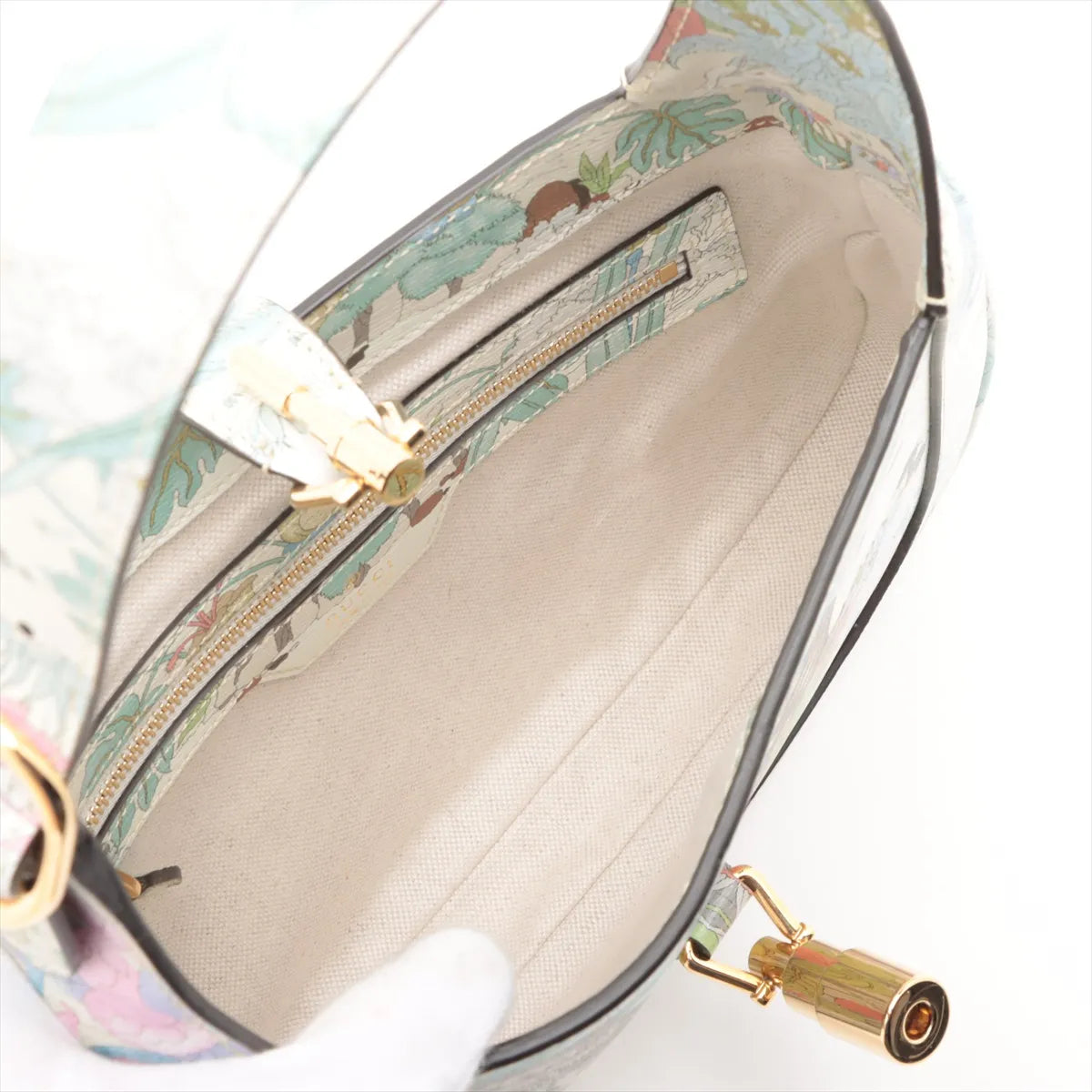 Gucci Jackie 1961 Leather Shoulder Bag Multicolor
