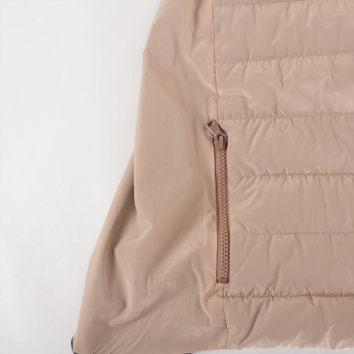 Brunello Cucinelli Nylon Down Vest Beige