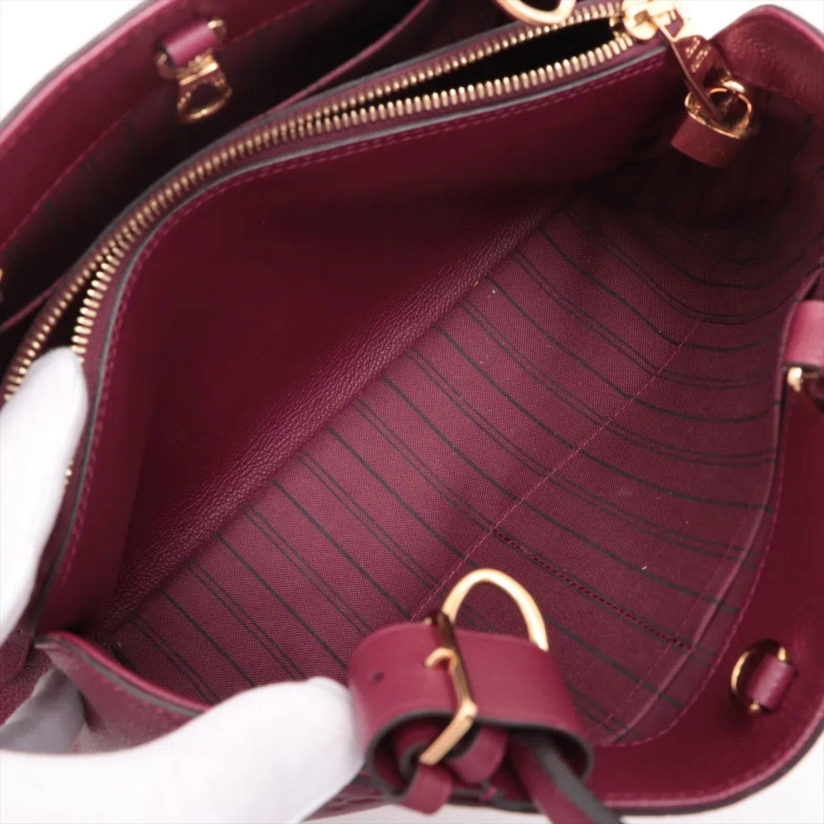 Louis Vuitton Monogram Empreinte Montaigne MM Purple
