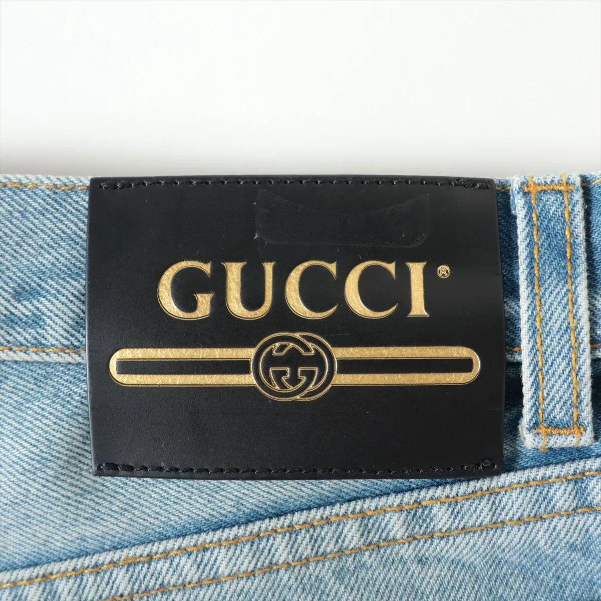 Gucci x Disney Donald Duck Cotton Denim Short Pant Blue