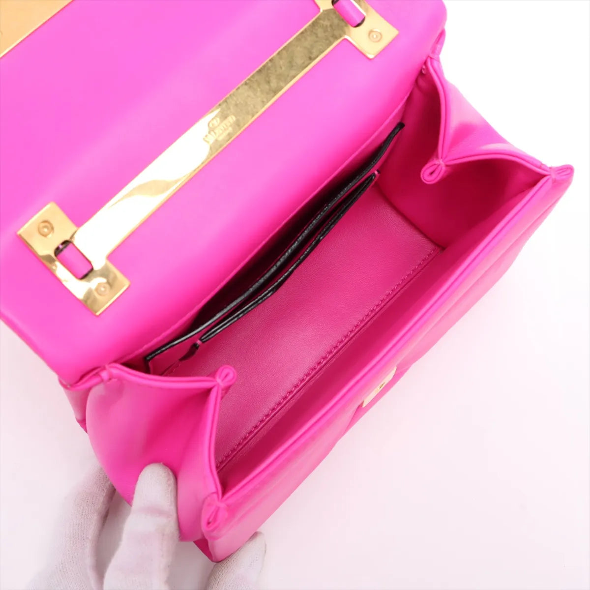 Valentino Garavani One Stud Two-Way Handbag Pink