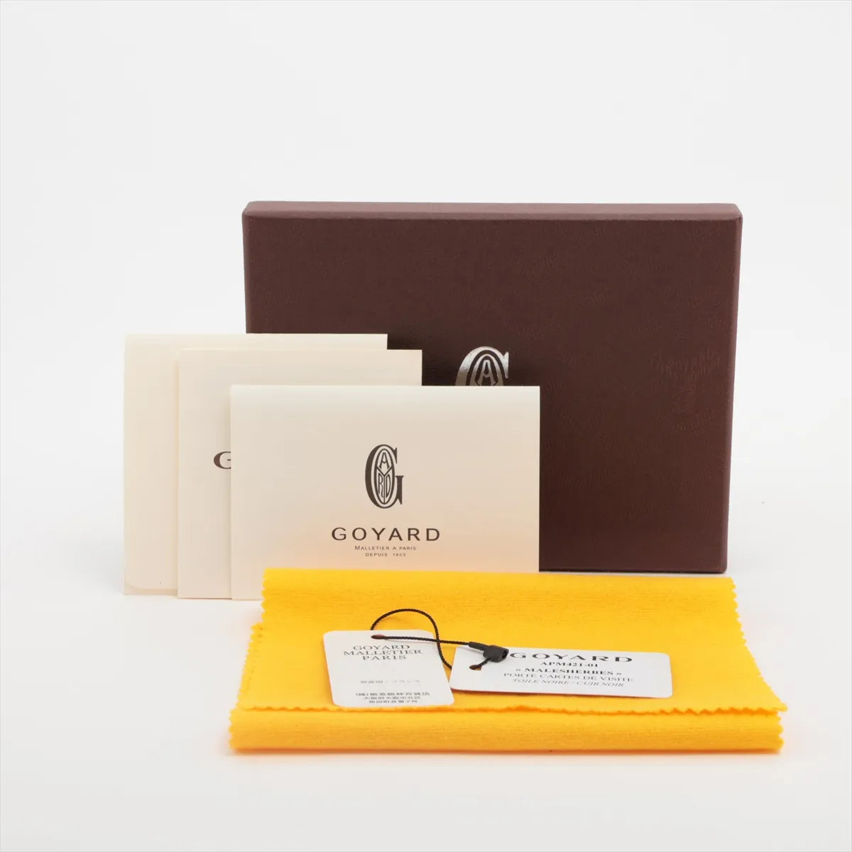 Goyard Malesherbes Card Case Black