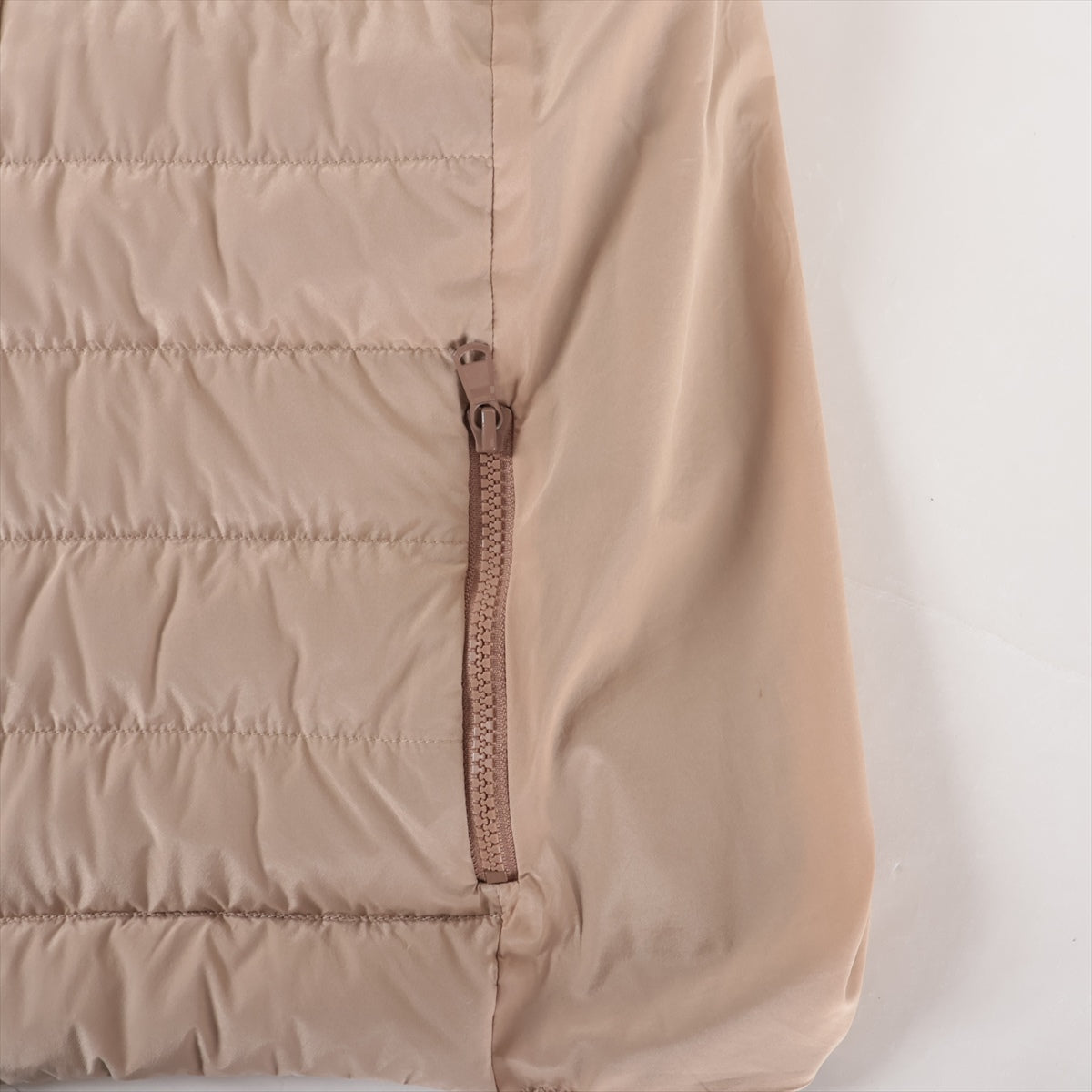Brunello Cucinelli Nylon Down Vest Beige