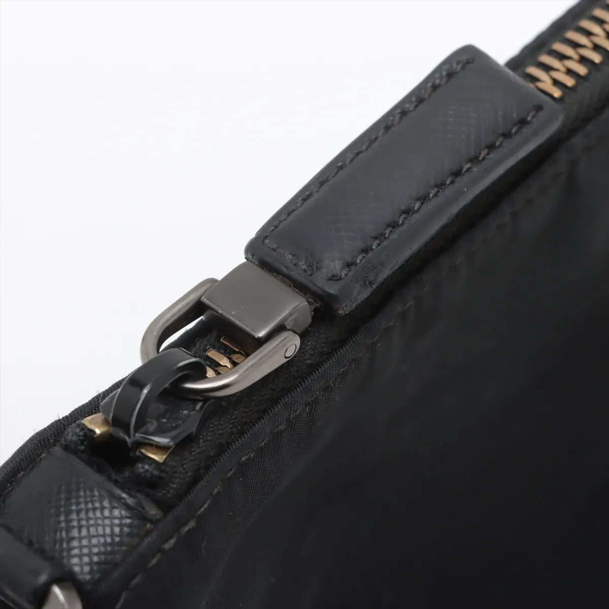 Prada Tessuto Nylon Shoulder Bag Black