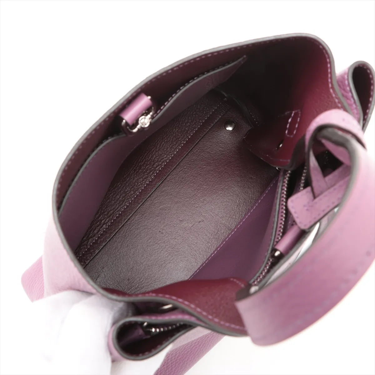 Tod's T Timeless Leather Two-Way Shoulder Bag Purple