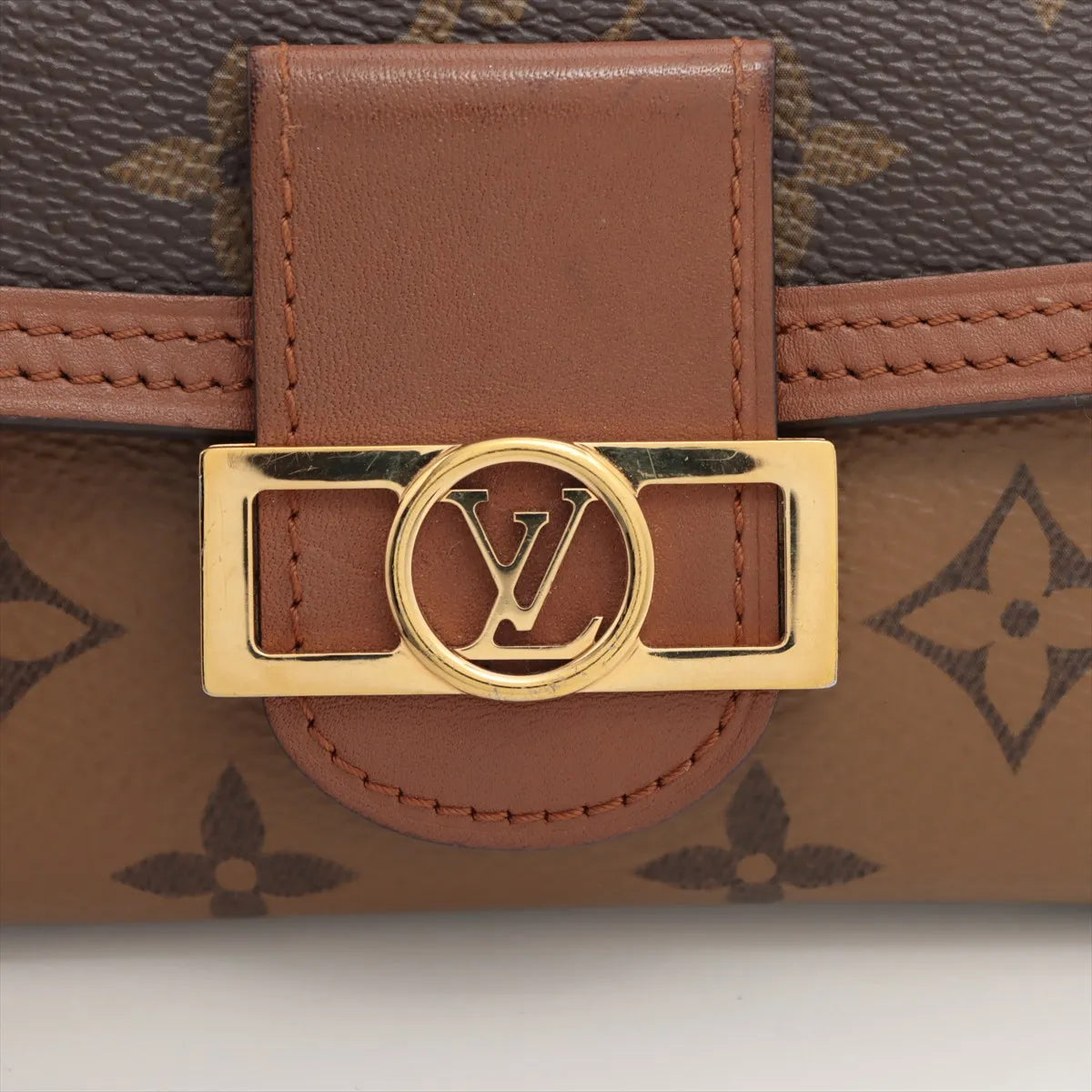 Louis Vuitton Monogram Reverse Dauphine Compact Wallet