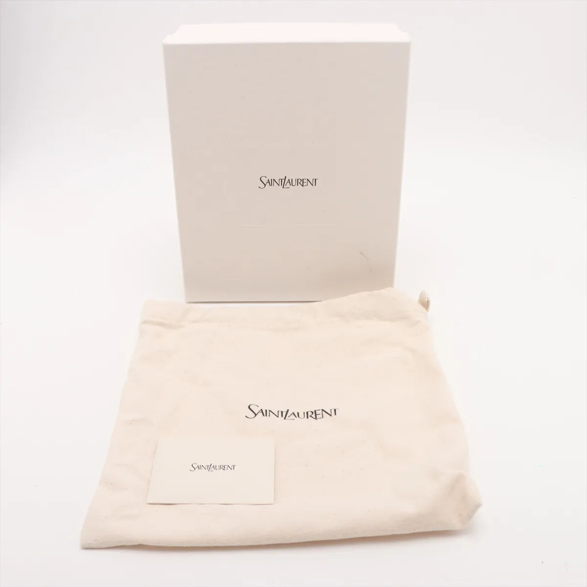 Saint Laurent Paris Voltaire Mini Canvas Leather Shoulder Bag Beige×Brown