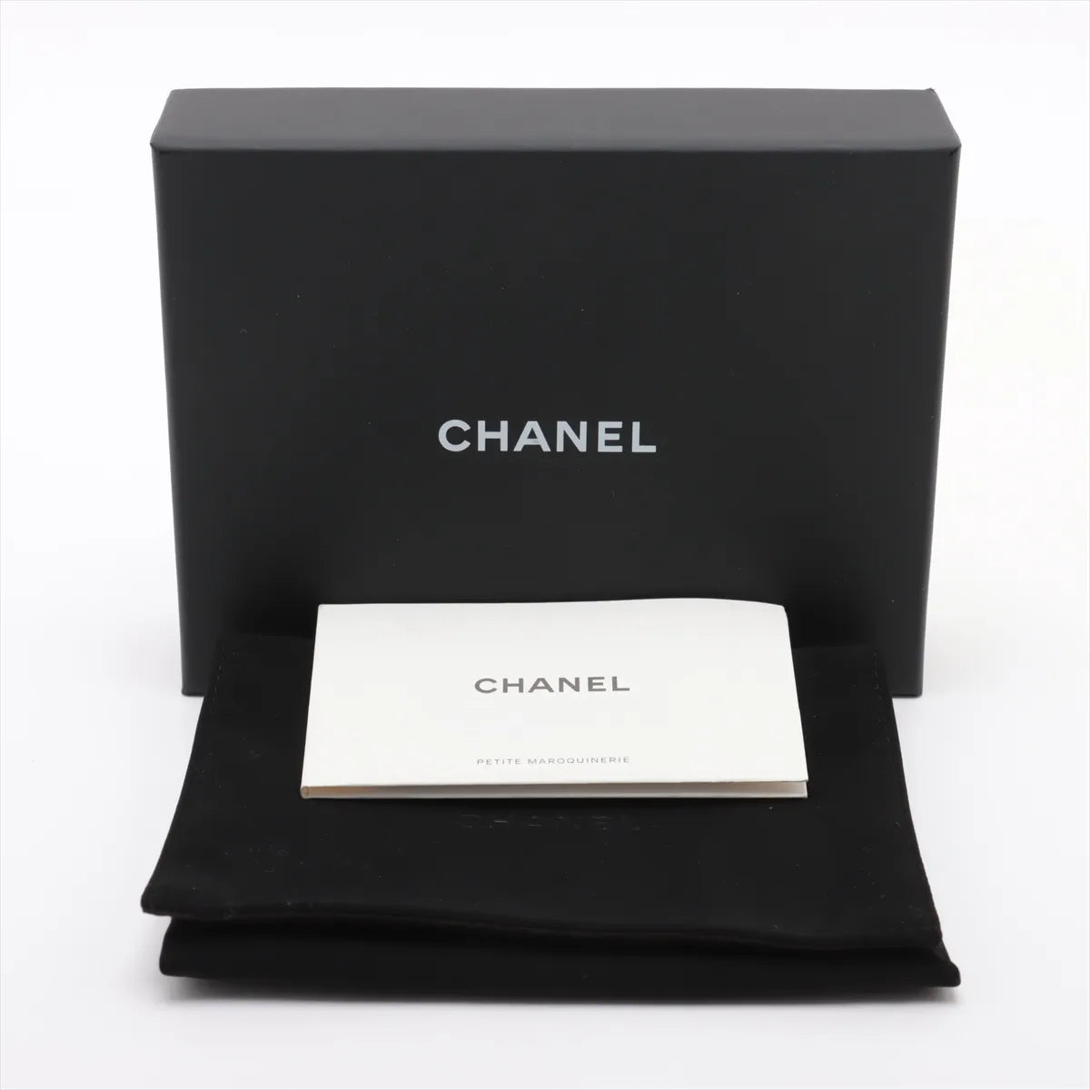 Chanel CC Logo Matelasse Lambskin Compact Wallet Pink Salmon